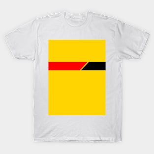 Watford Retro 1984 Yellow Red Black Bar Design T-Shirt